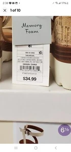 1 par de sandalias/tacones Abigail para mujer - New Day Wadge bronceado. Envío gratuito  - Imagen 1 de 4