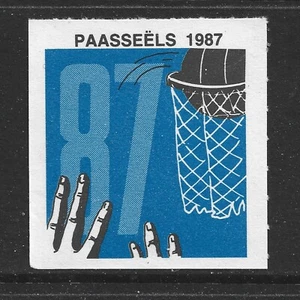 SOUTH AFRICA 1987 EASTER CHARITY Cinderella Stamp BASKETBALL 1v MNH - Picture 1 of 1