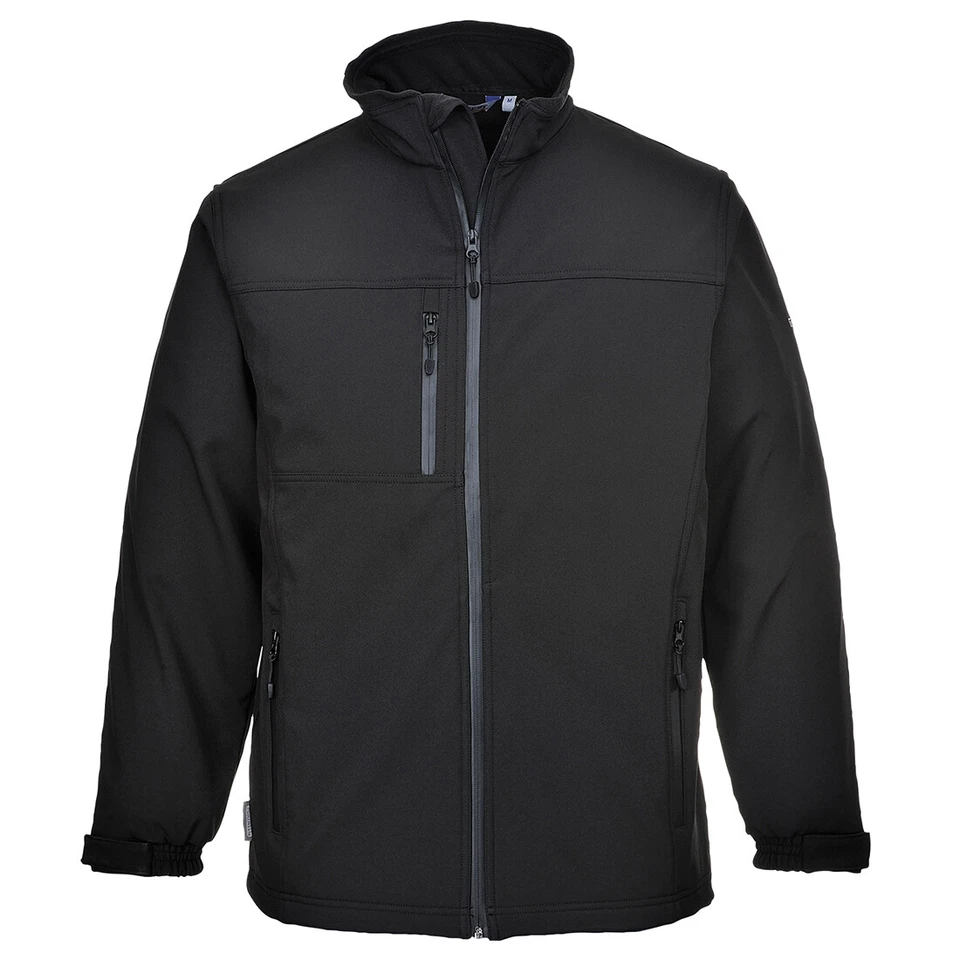 Portwest UTK50 Windproof Water Resistant Outdoor Fleece Lined Softshell Jacket - Image 1 of 3