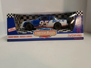 ERTL AMERICAN MUSCLE NASCAR DAVID GREEN BUSCH BANK 1 DI 1500 MADE 1:18 - Foto 1 di 6