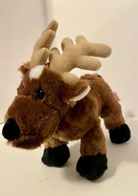 Ganz Webkins 9 Inch Reindeer Plush Stuffed Animal Excellent Used Condition - Image 1 of 4