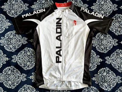 Paladin Sports Cycling Jersey Mens XL Spartan Helmet Print Biking Shirt - Image 1 of 4