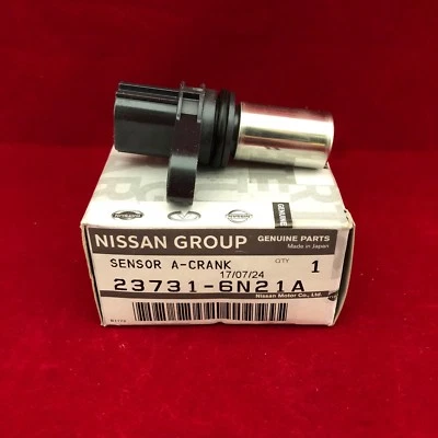 New Genuine OEM Nissan Sentra Frontier Altima Crankshaft Sensor 23731-6N21A - Image 1 of 3