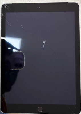 iPad 5 (2017) 9.7 WIFI+CELLULAIRE A1823 32GO GRIS SIDERAL - MDM - VITRE FISSURÉE - Photo 1/3