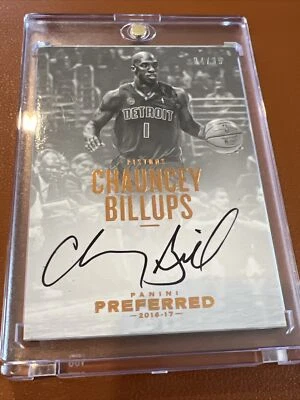 Panini Preferred 2016 Chauncey Billups 24/35 Auto - Image 1 of 4