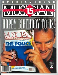 Musician Magazine August 1991 Sting Police Nuno Bettencourt Cars Stevie Wonder - Picture 1 of 2
