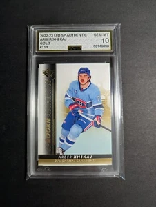 2022 SP Rookie Authentics Arber Xhekaj Gold /199 | AGS 10 Gem Mint - Picture 1 of 6