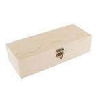 Plain Wood Jewelry Box Jewelry Chest Tea Box Storage Box W/