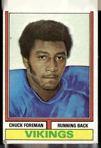 Topps 1974 Topps Chuck Foreman Minnesota Vikings - Picture 1 of 2