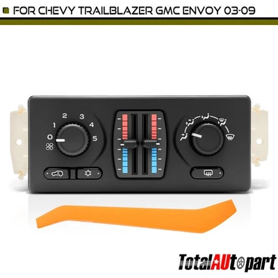 Módulo manual de control de aire acondicionado y calefacción para Chevy Trailblazer GMC Envoy Isuzu Foto 1 de 4
