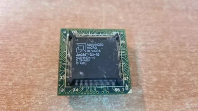 AMD Am386 DX-40 NG80386DX-40 Vintage 386 Processor 132-pin plastic 32 bit !! - Image 1 of 2