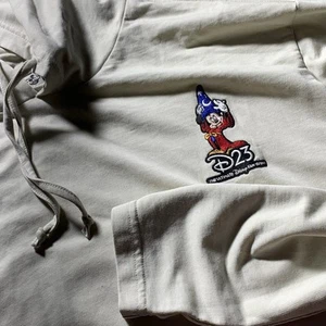 D23 Expo Ultimate Disney Fan Sudadera con Capucha Caqui Mickey Hechicero Camisa 3XL Golpe trasero - Imagen 1 de 10