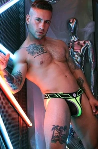 Breedwell Akira Jockstrap Jock Grande L Amarillo Neón - Imagen 1 de 10