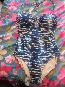Swimming Costume Size 10 Peacocks - Picture 1 of 3