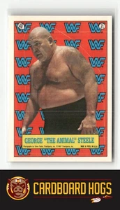 1987 Topps WWF Pegatinas #21 George "El Animal" Steele WWF - Imagen 1 de 2