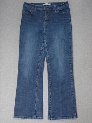 RK07457 2009 **LEVI'S** 512 JEANS MUJER CORTE BOTA PERFECTAMENTE ADELGAZANTES talla 12S Foto 1 de 4