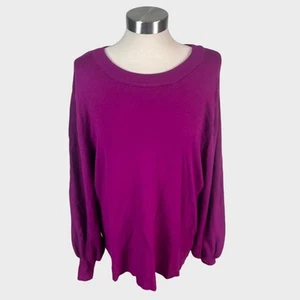 Suéter pulóver púrpura Avenue para mujer talla grande 22 24 - Imagen 1 de 6