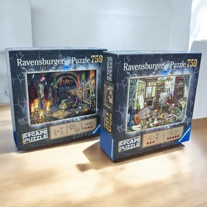 Ravensburger Escape Puzzles Vampire's Castle & The Artist's Studio 759 Pieces - Picture 1 of 9