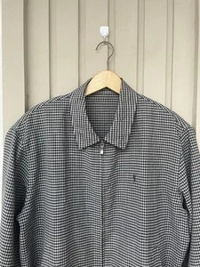 Vintage Yves Saint Laurent YSL Plaid Jacket - Picture 1 of 7