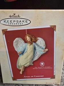 Vintage Hallmark Keepsake Ornament 2002 Angel of Comfort Porcelain Christmas - Picture 1 of 1