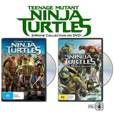 Teenage Mutant Ninja Turtles | 2-Movie Collection (DVD 2-Disc) PAL Region 4 (Out - Image 1 of 4