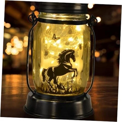  Gifts for Women/Men Lovers Solar Lantern Mom Birthday, Mothers Day, Horse - Изображение 1 из 4