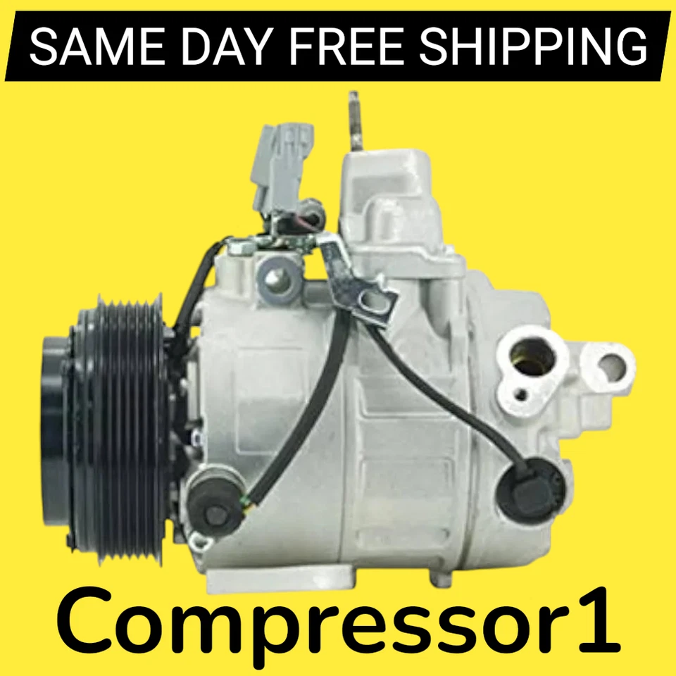 AC Compressor For 2001 2002 2003 Lexus LS430 OEM - Image 1 of 3