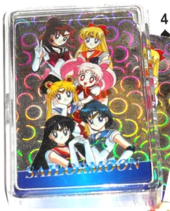 Baraja de 52 cartas de anime Sailor Moon con personajes versión FOIL SELLADO EN PAQUETE - Imagen 1 de 2