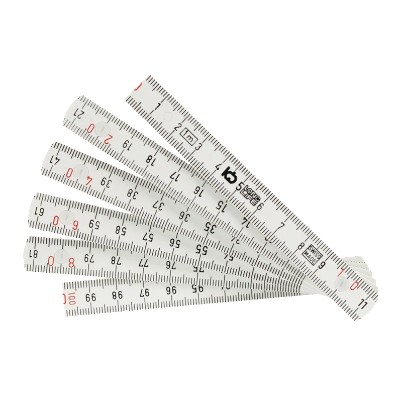 Wiha 61601 MaxiFlex Folding Ruler, Inside Metric/Inch, Pocket Size, 1m/39" - Image 1 of 1