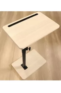 YUHFERA Sofa Armrest Tray Table for Couch - 360° Swivel Height Adjustable Fair - Picture 1 of 6