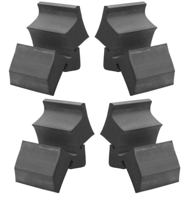 Juego de parachoques de goma RestoParts capó a guardabarros 1965-1970 Deville Eldorado Fleetwood Foto 1 de 2