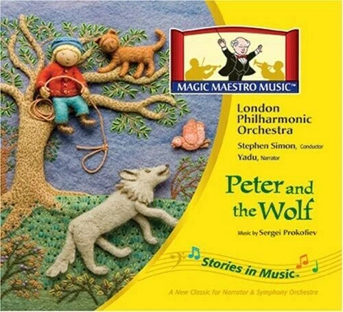 London Philharmonic Orchestra Stories In Music PETER & THE  WOLF  CD & Book NEW  - Image 1 of 1