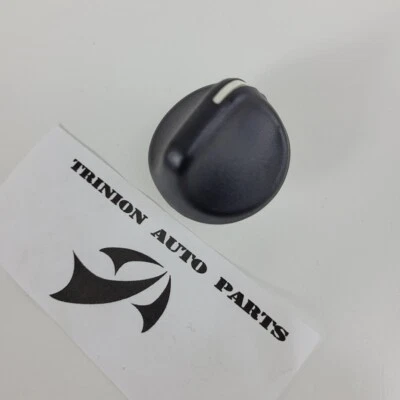 1993-1996 Chevy Chevrolet Camaro AC Heater Knob Black Single (1) OEM - Image 1 of 3