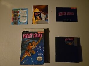 Complete In Box ROCKET RANGER Nintendo Video Game ~ 1980's Vintage NES - Clean!