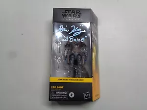 Dorian Kingi Signed Cad Bane Star Wars Mandalorian Figure RARE - Picture 1 of 3