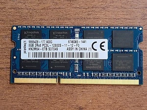 ORIGINAL! KINGSTON 8GB 2Rx8 PC3L-12800S DDR3 SODIMM LAPTOP MEMORY RAM KN2M64-ETB - Picture 1 of 2
