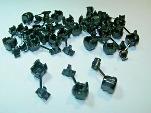 x25 3/8" HEYCO SR-2P-4 1017 18-20/2 FLAT CABLE BLACK NYLON STRAIN RELIEF GROMMET - Picture 1 of 18