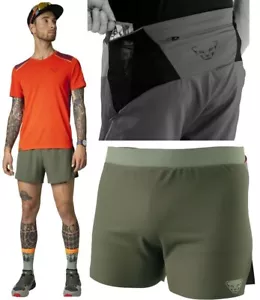 DYNAFIT Sky Trail Run Pantalones Cortos 4" Ultraligero Secado Rápido Transpirable Malla Forro Hombres L - Imagen 1 de 15