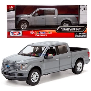 MOTORMAX 79364 2019 FORD F-150 LIMITED CREW CAB PICK UP TRUCK 1/27 DIECAST GRAY - Picture 1 of 12