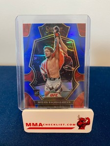 2023 Select UFC Melsik Baghdasaryan Rookie RC Premier Level Blue /199 #137