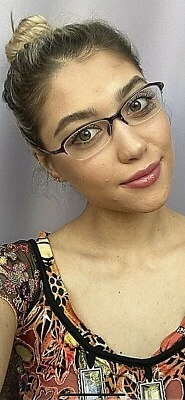 New Super Light Vintage Silhouette SPX 1518 6089 51mm Clear Violet Eyeglasses - Image 1 of 4