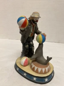 Emmet Kelly Jr Clown Figur Robbe Porzellan  - Bild 1 von 6