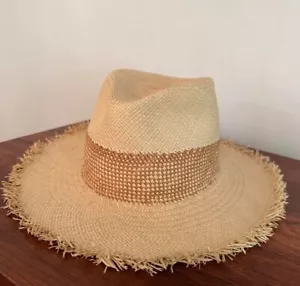 Rag and bone FRAYED EDGE PANAMA HAT - Picture 1 of 6