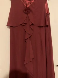 💐Jacques Vert Dress 20 maroon - Picture 1 of 6