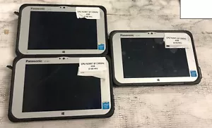 *NO SSD/NO BATTERY**LOT OF 3 PANASONIC FZ-M1 Intel N2807 @1.58GHz 4GB RAM| AS IS - Picture 1 of 10