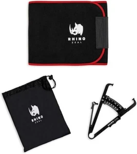 RHINO ZEAL Bauchweggürtel Schwitzgürtel Fitnessgürtel zur Fettverbrennung - Bild 1 von 4