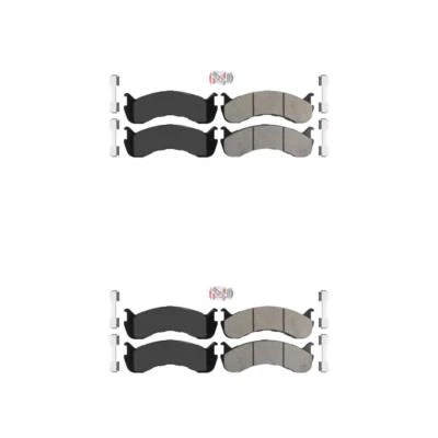 For Freightliner MT45 AmeriBRAKES Front Rear Semi-Metallic Disc Brake Pads Kit  - Image 1 of 4