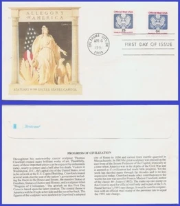 USA5 #O146 U/A FLEETWOOD FDC Great Seal - Bild 1 von 1