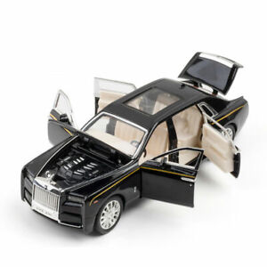 Scale Rolls-Royce Phantom Diecast Model Car Toy Collection Light Sound Gift 1:32