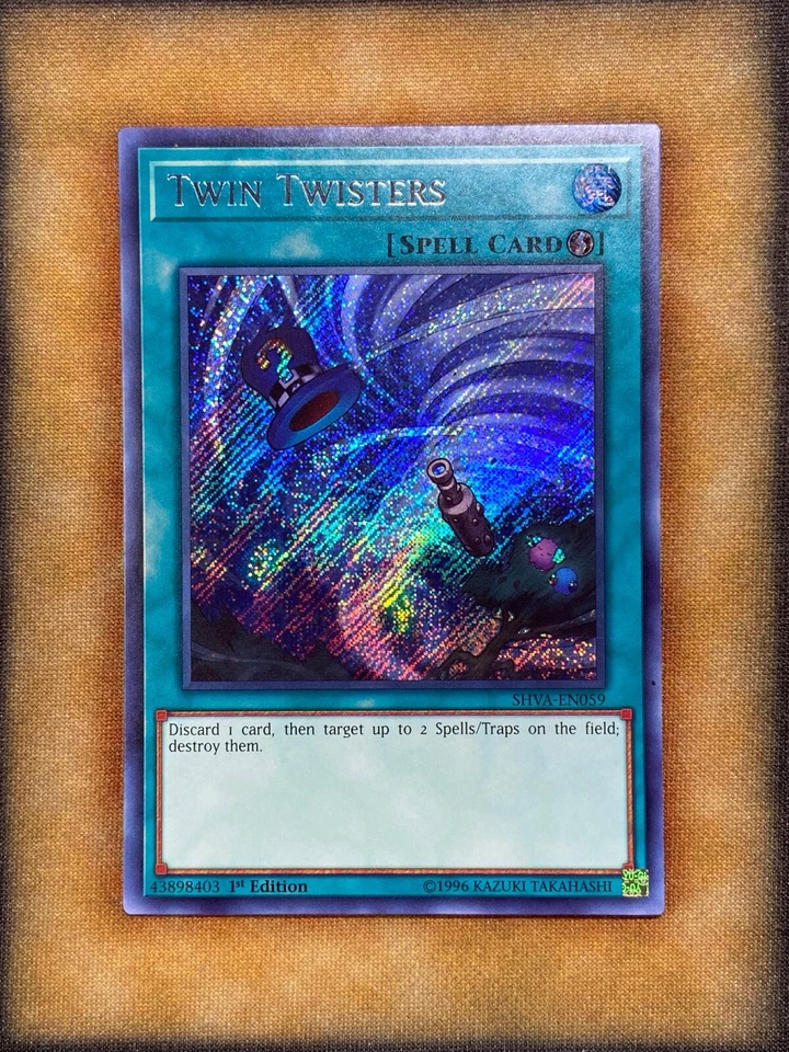 Yugioh Twin Twisters SHVA-EN059 Secret Rare 1st Ed NM - Image 1 of 1